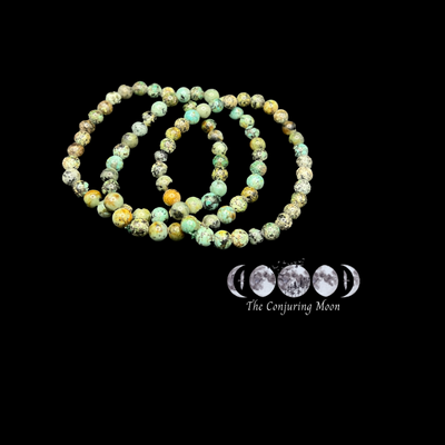 African Turquoise 6 mm Bracelet **SOLD OUT**