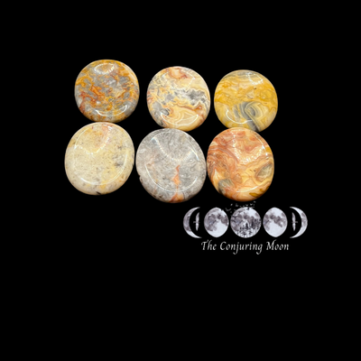 Worry Stone - Crazy Lace Agate