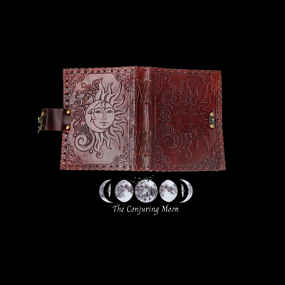 Leather Sun Moon Journal ***LOW STOCK ALERT***