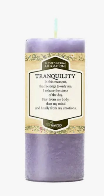 Affirmation TRANQUILITY Candle
