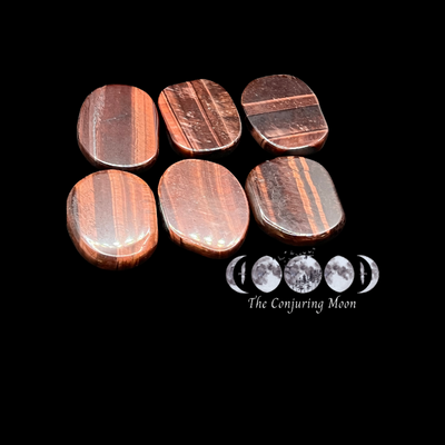 Palm Stone - Red Tiger's Eye  **LOW STOCK**