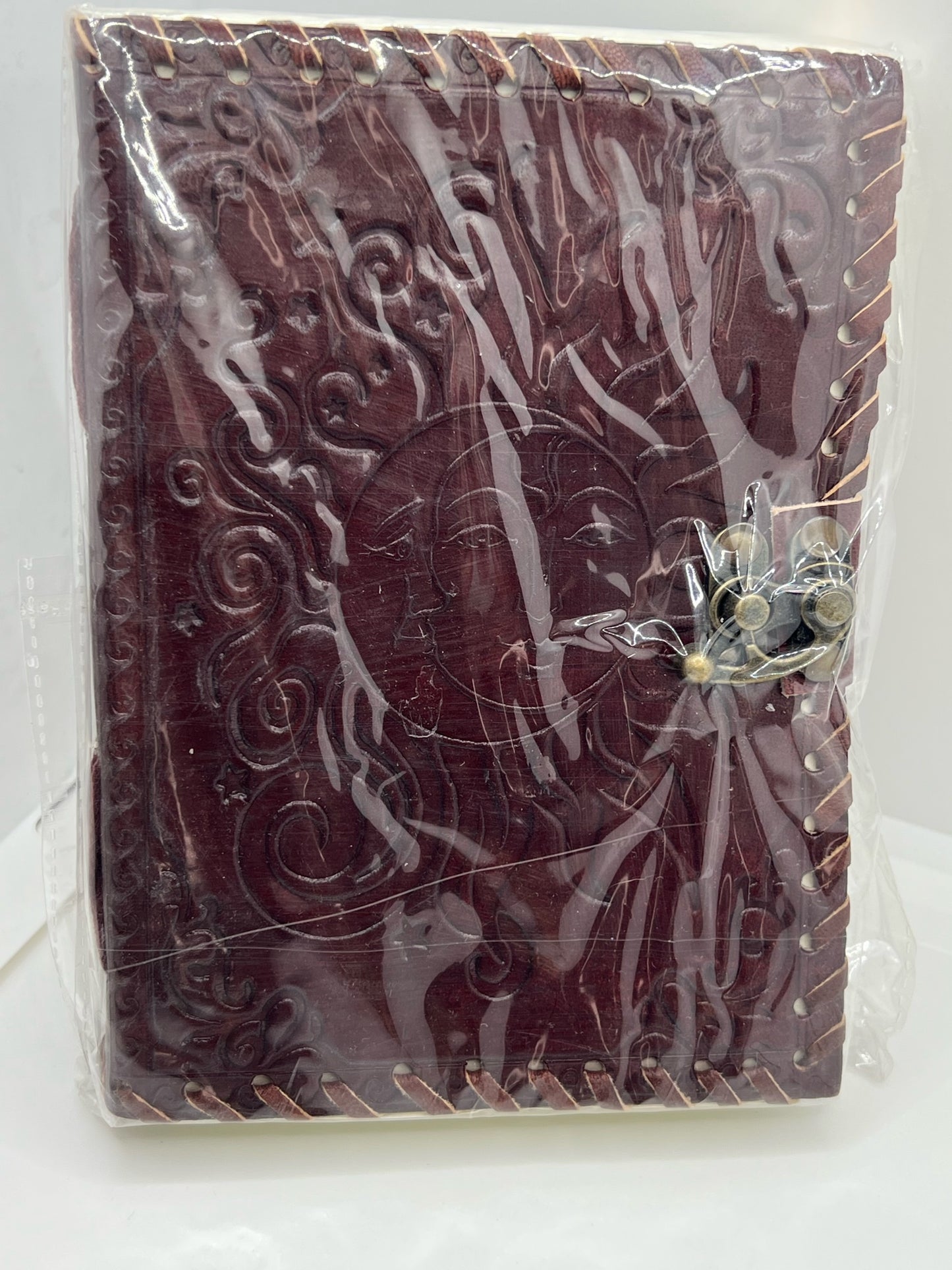 Leather Sun Moon Journal  ***LOW STOCK ALERT***